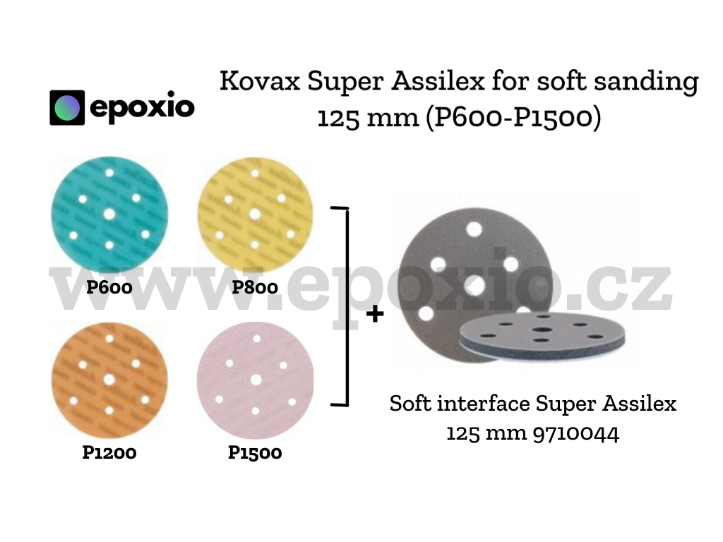 Kovax Super Assilex sanding 125 mm